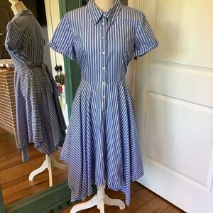 Ivy + Blu Striped Cotton Dress 🌸🦋🌈